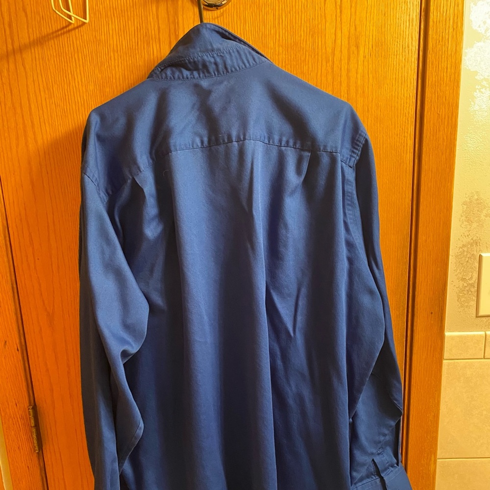 Geoffrey Beene Royal Blue Dress Shirt Size 20